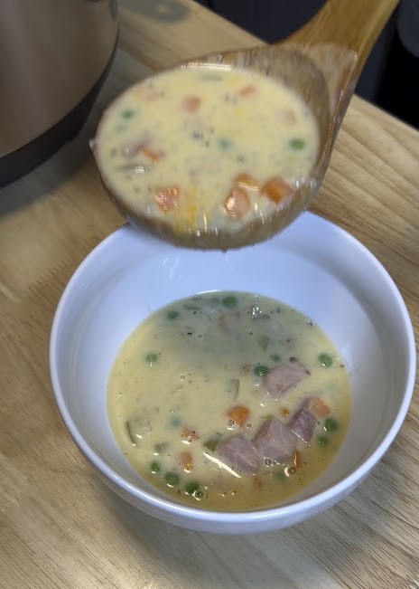 Instant Pot Ham and Potato Chowder
