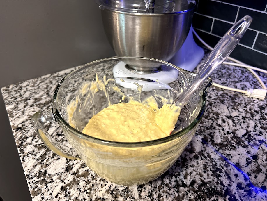 Pancake batter combined