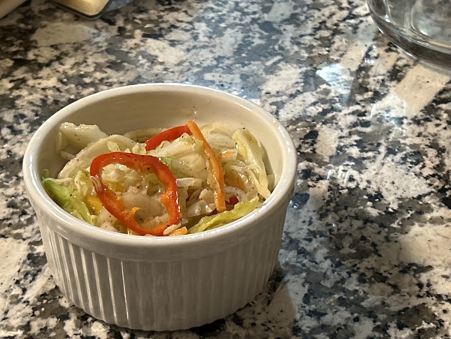 Max's sour coleslaw